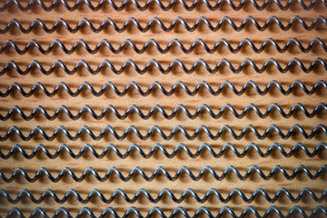 Steel springs pattern