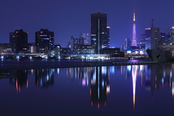 Obraz na płótnie Canvas 東京夜景