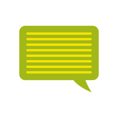 Chat bubble speakbox icon vector illustration graphic design