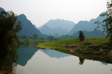 Beautiful countryside of Quang Binh, VietNam