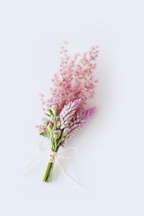 Lovely grass flower for boutonniere