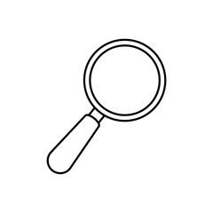 Lupe magnifying glass icon vector illustration graphic design