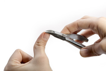 Cut nail - Stock Image