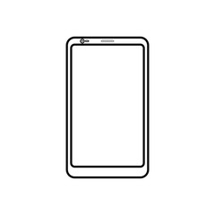 Smartphone mobile technology icon vector illustration graphic design