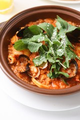 seafood tomato risotto