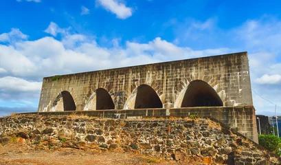 Raamstickers Vestingwerk Fort Adelaide. Mauritius