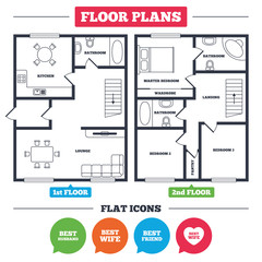 Best wife, husband and friend icons.