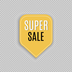 super sale vector banner. illustration