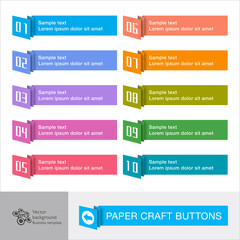 Web Button and Headline Design #Vector Graphics 