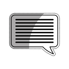 Chat bubble speakbox icon vector illustration graphic design