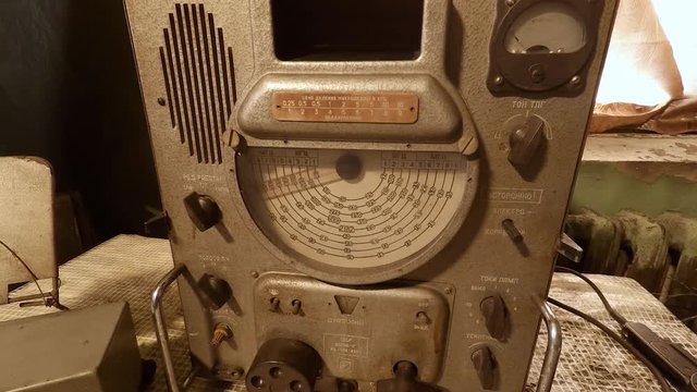 Old Soviet military radio station