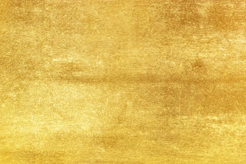 Fototapeta premium Shiny yellow leaf gold foil texture