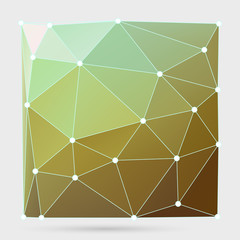 Modern abstract background triangles 3d effect glowing light109