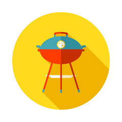 Barbecue grill icon. Summer. Holiday
