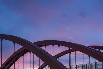 Autobahnbrücke A8 bei Augsburg