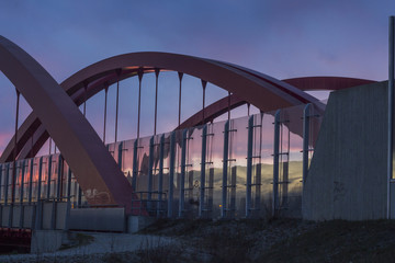 Autobahnbrücke A8 bei Augsburg