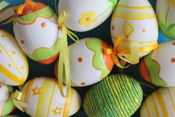 easter, happy easter, eggs, easter eggs, colors,  bunny, 