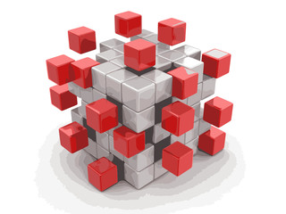 Busines teamwork concept. Image with clipping path