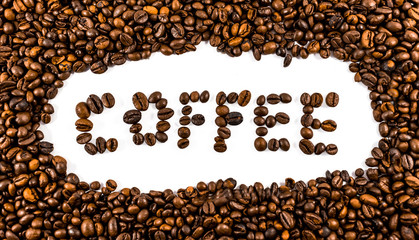 Coffee beans concept