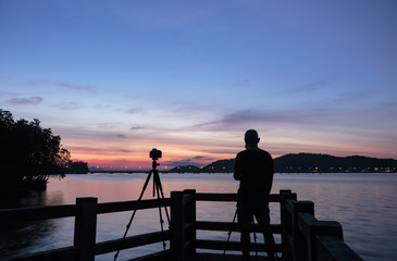 Silhouette Potographer