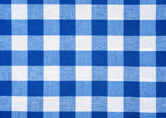 blue table cloth