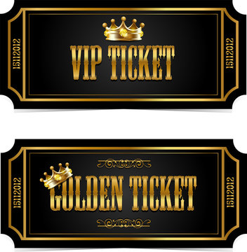 Golden and VIP tickets