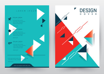 Cover Design Vector template set  Brochure, Annual Report, Magazine, Poster, Corporate Presentation, Portfolio, Flyer, Banner, Website. A4 size