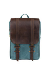 Leather bag on a white background, isolated