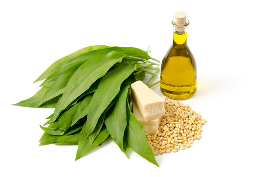 B&auml;rlauchpesto-Zutaten