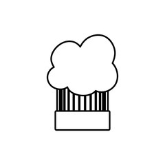 Chef hat symbol icon vector illustration graphic design