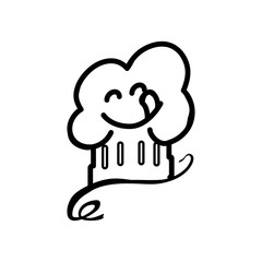 Chef hat symbol icon vector illustration graphic design