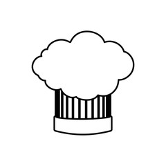 Chef hat symbol icon vector illustration graphic design