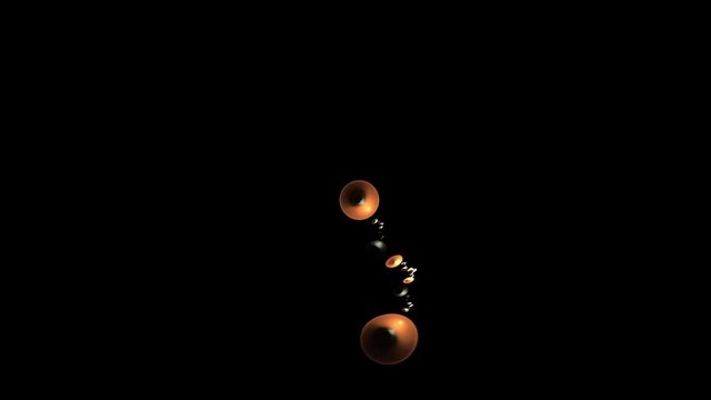 A morphing "Cosmic recursive fractal flame" animation.
