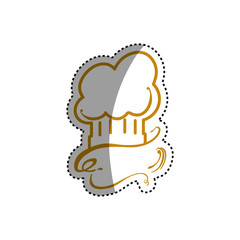 Chef hat symbol icon vector illustration graphic design