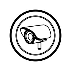 symbol video camera exterior icon, vector illustration design