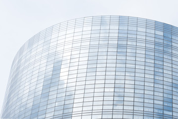 gratte ciel building immeuble construction avenir moderne tour affaire travail banque vitre verrière © shocky