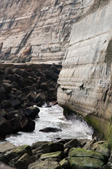 海岸の岩場