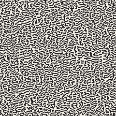 Vector Seamless Grunge Pattern. Black and White Organic Shapes. Messy Spots Texture.