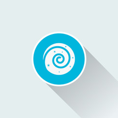 flat black hole icon