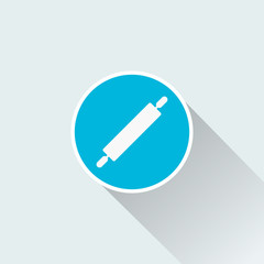 flat rolling pin icon