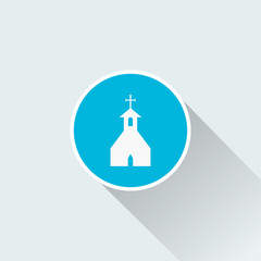 flat church icon