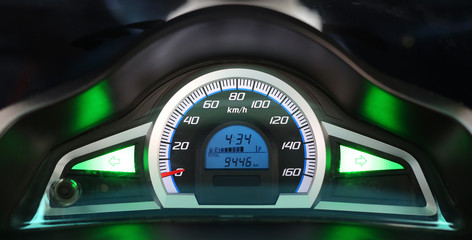 Obraz premium Speedometer Motorcycle
