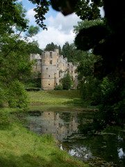 Fototapeta na wymiar Het kasteel van Beaufort,Luxemburg