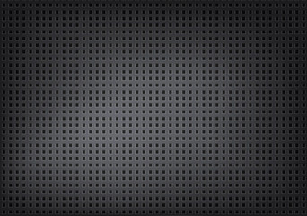 Plakat Abstract metal background with small square holes