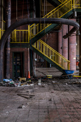 Fototapeta na wymiar Abandoned Coal Fired Power Plant - Ohio
