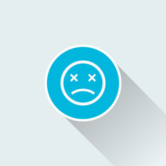 Flat emotion icon
