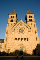 Fototapeta na wymiar de St. Willibrordbasiliek in Echternach,Luxemburg