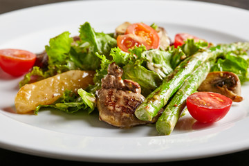 Warm Chicken Liver Salad
