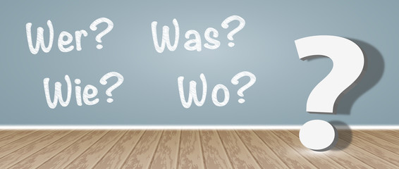 Fragen Fragezeichen