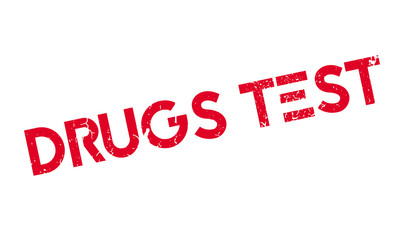 Drugs Test rubber stamp. Grunge design with dust scratches. Effects can be easily removed for a clean, crisp look. Color is easily changed.